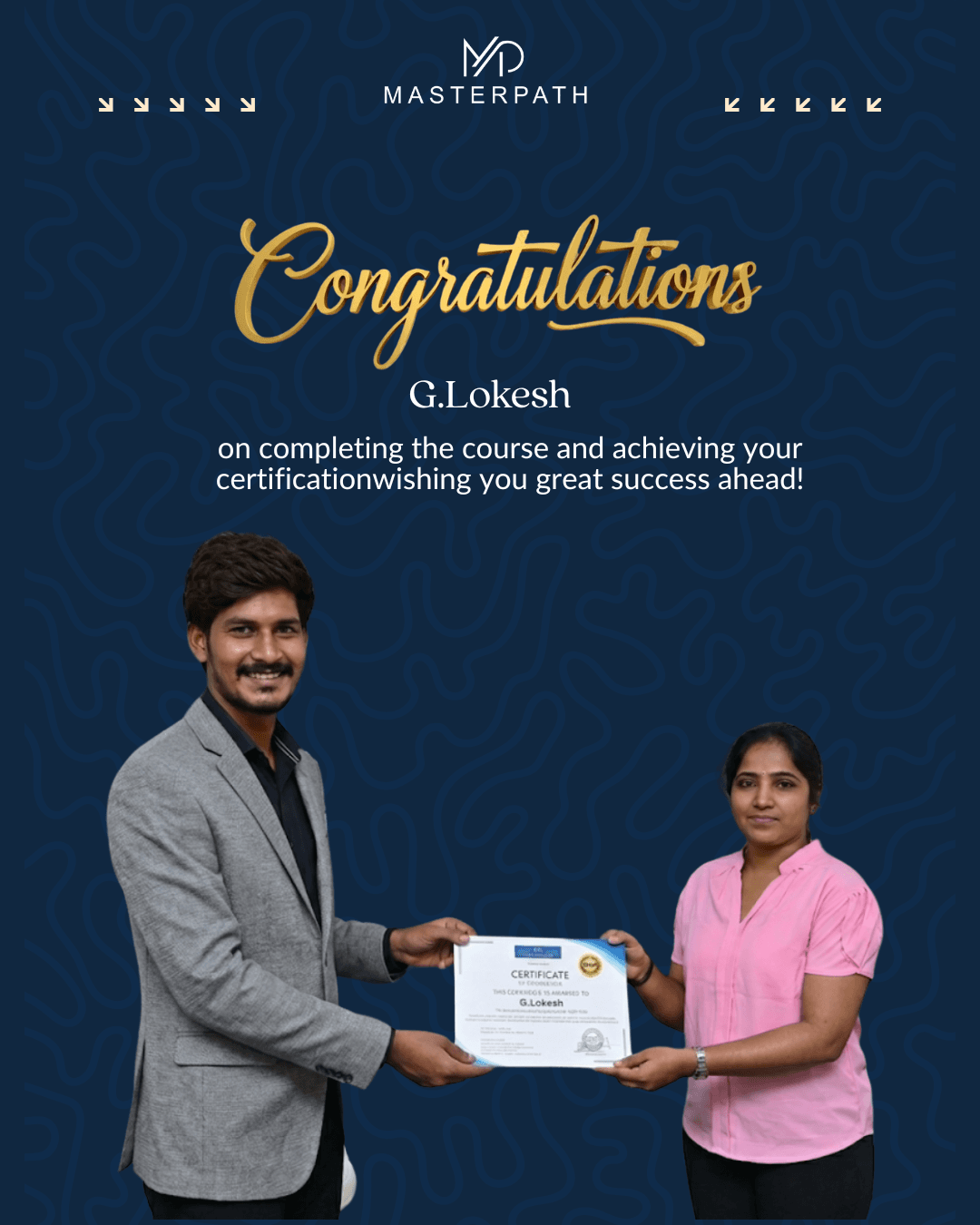 Data Science student certificate