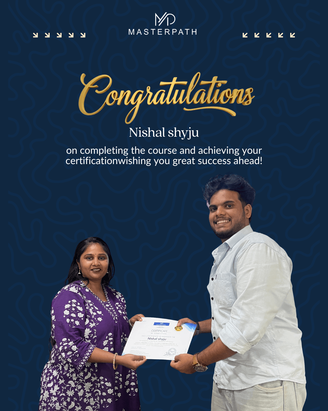 SAP FICO student certificate